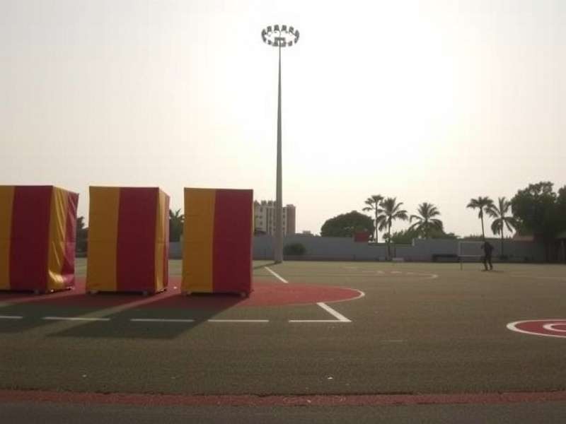 Youth football training session